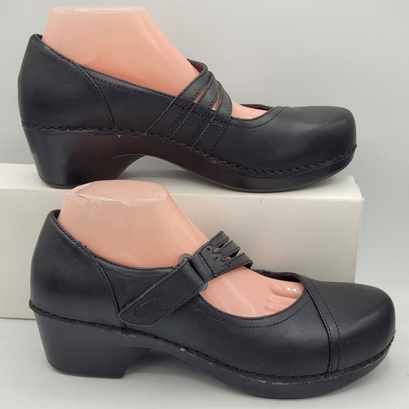 Dansko Tandy Nubuck Leather 2.25" Heel Mary Jane Shoes Size 41 US 10.5/ 11 - Picture 5 of 16